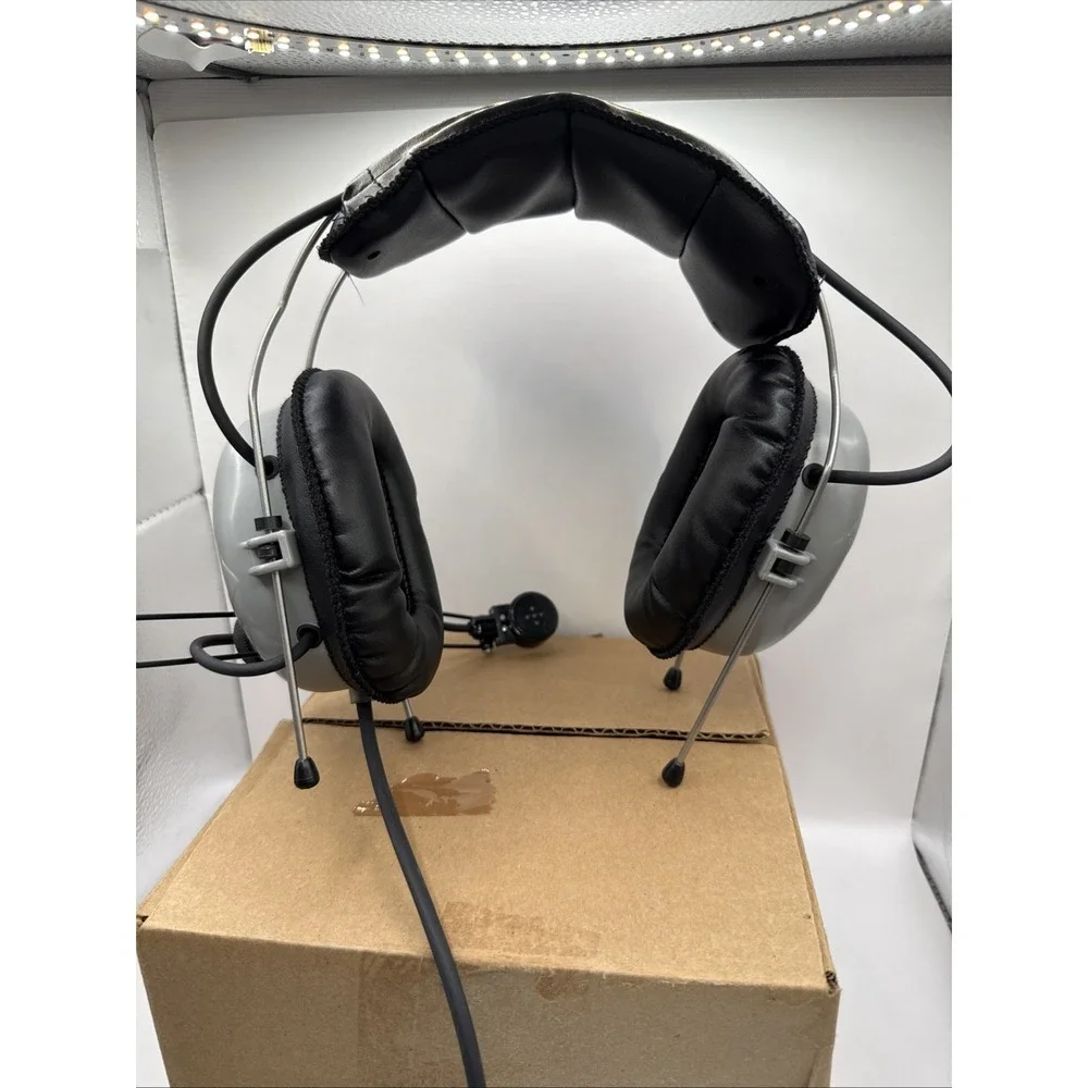 JTC Military‎ Microphone Headset JTC-OC-0723-0110 Pilot Aviation Headphones NEW